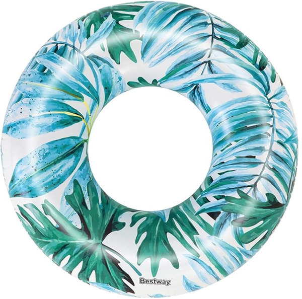 Bild 1 von Bestway Schwimmring Tropical Sunset 119 cm Blätter