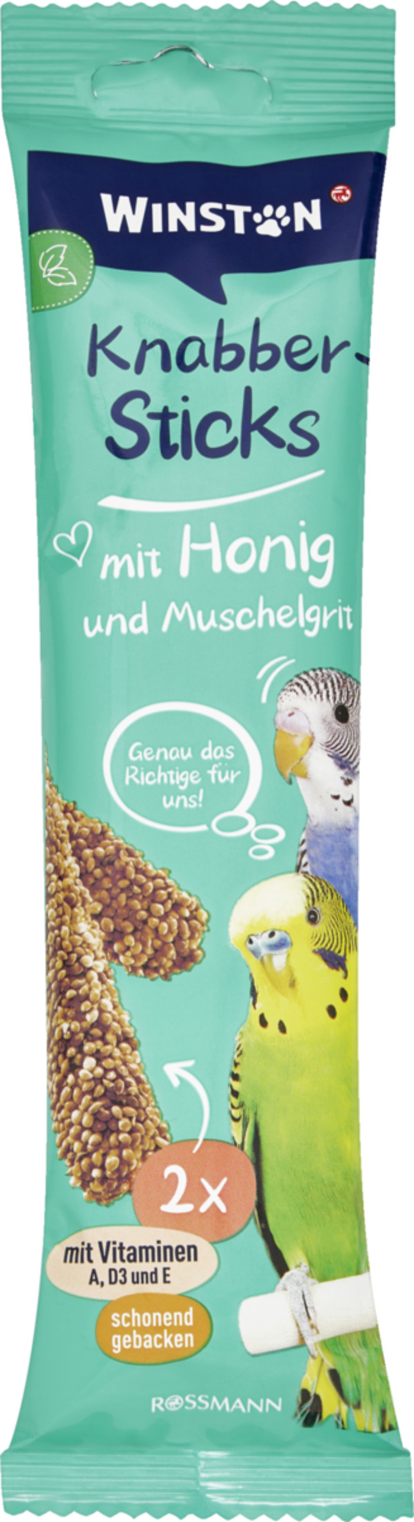 Bild 1 von Winston WINSTON V KNABBER-STICKS HONIG/GRIT, 60 g