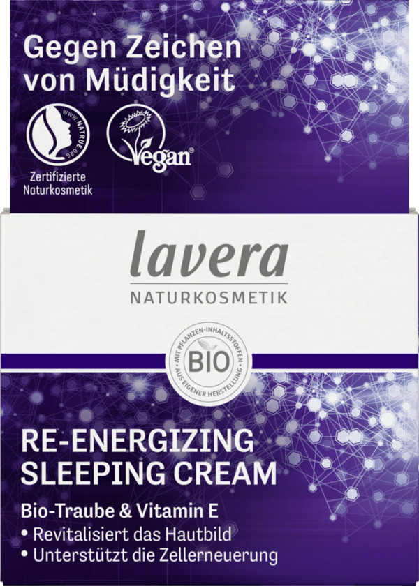 Bild 1 von lavera Re-Energizing Sleeping Cream, 50 ml