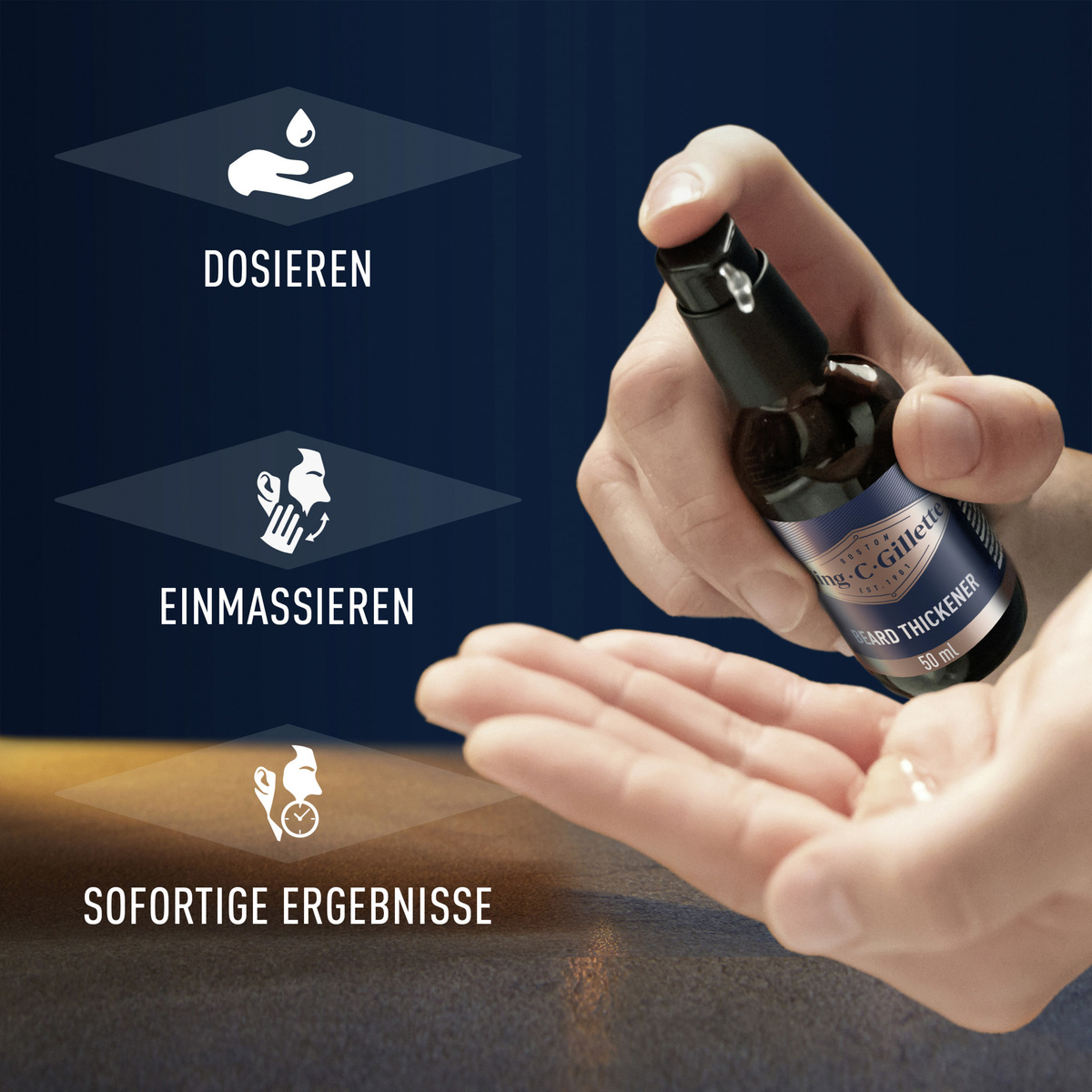 Bild 2 von King C. Gillette Bartvolumen Serum, 50 ml