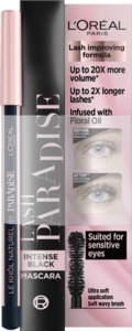 L’Oréal Paris Paradise-Set: Lash Paradise Mascara Intense Black & Le Khôl Naturell by Paradise 101 Midnight Black