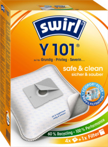Swirl MicroPor® Y101 Staubsaugerbeutel