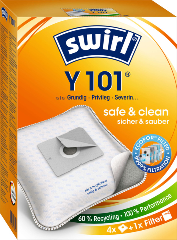 Bild 1 von Swirl MicroPor® Y101 Staubsaugerbeutel