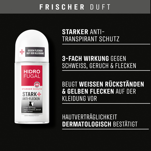 Bild 4 von HYDROPHIL Stark + Anti-Flecken Anti-Transpirant Roll On, 50 ml