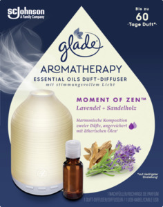 Glade Aromatherapy Essential Oils Duft-Diffuser Starter Set - Moment of Zen