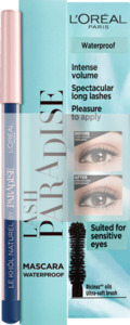 L’Oréal Paris Paradise-Set: Lash Paradise Mascara Waterproof & Le Khôl Naturell by Paradise 107 Deep Sea Blue