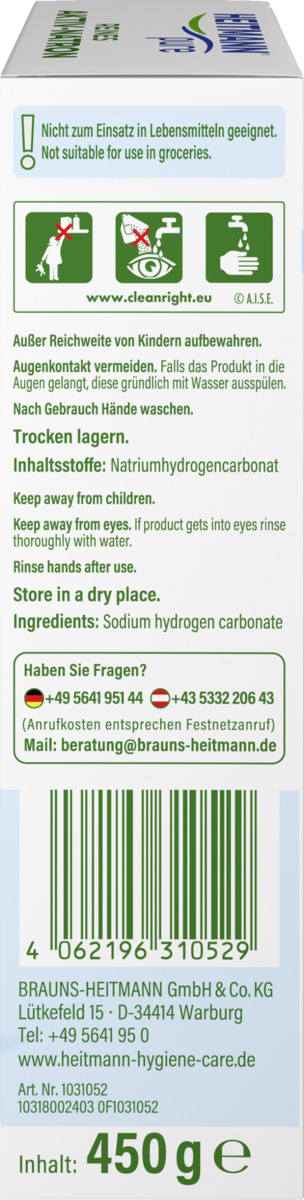 Bild 2 von Heitmann Pure Reines Aktiv Natron, 450 g