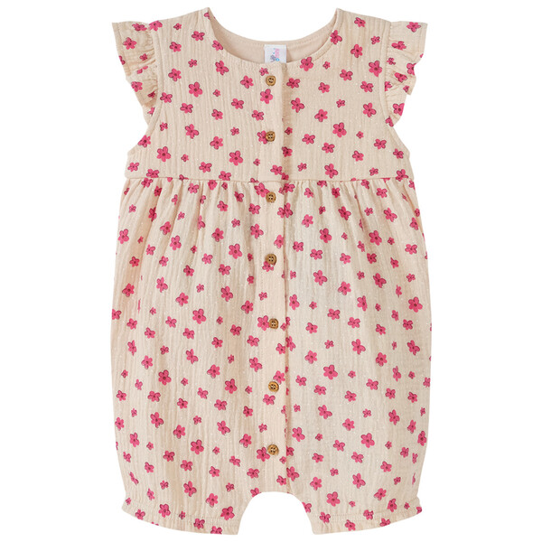 Bild 1 von Baby Musselin-Overall mit Blümchen BEIGE