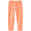 Bild 1 von Mädchen Capri-Leggings mit Blumen-Print HELLORANGE