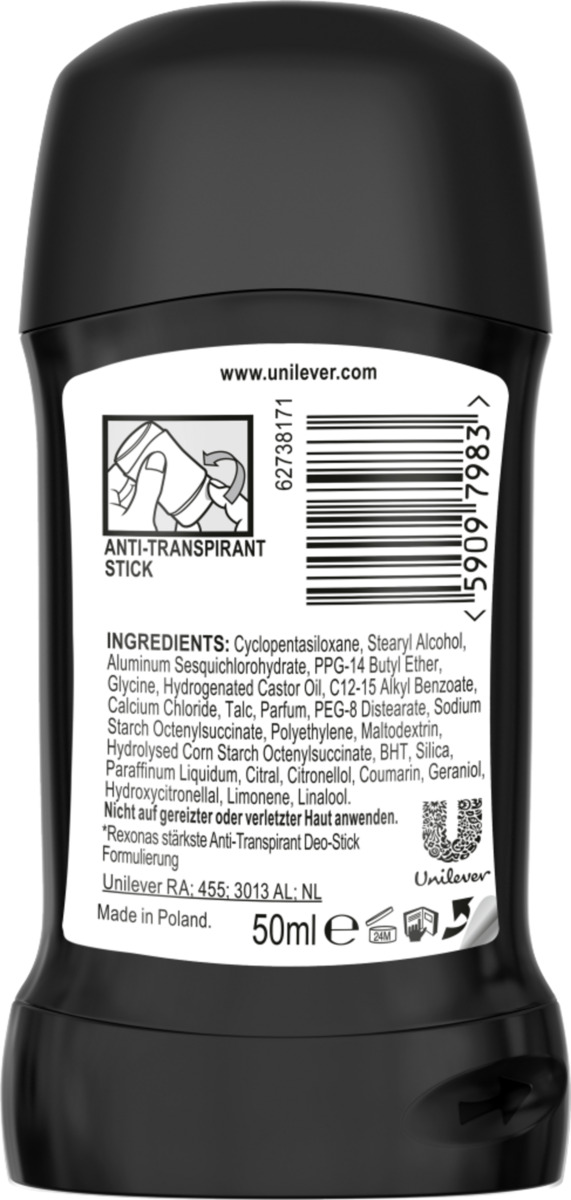 Bild 2 von Rexona Maximum Protection Anti-Transpirant Stick Cobalt Dry, 50 ml