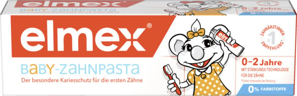 Bild 1 von elmex Baby-Zahnpasta 0-2 Jahre, 50 ml