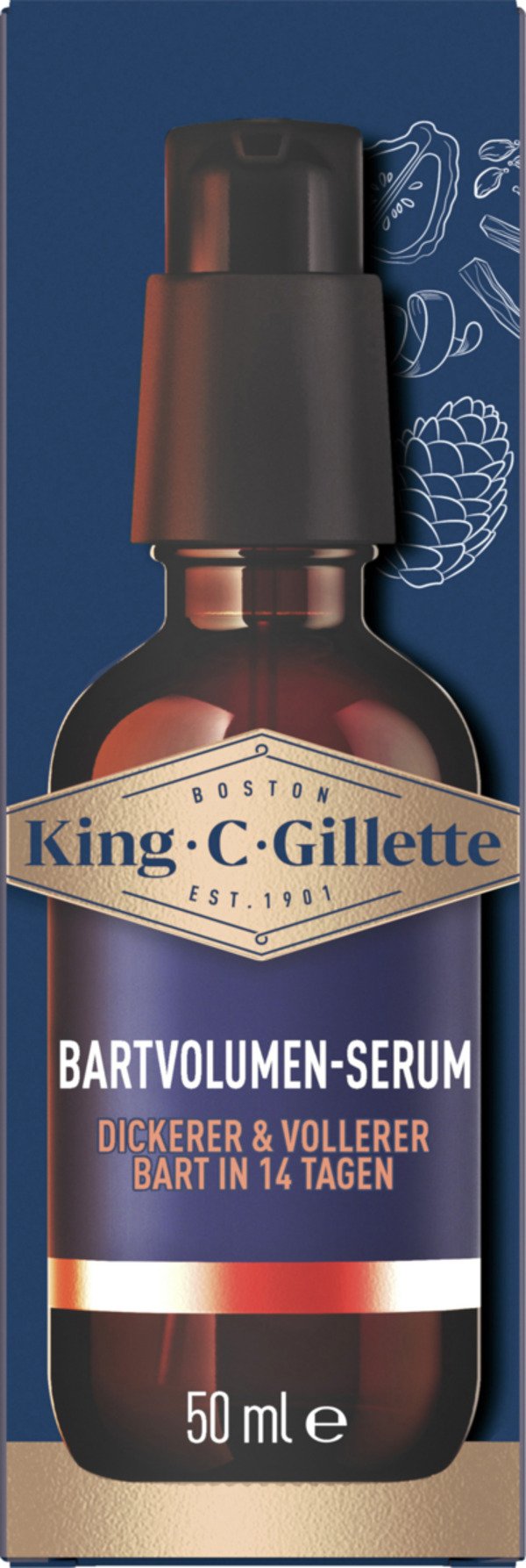 Bild 1 von King C. Gillette Bartvolumen Serum, 50 ml