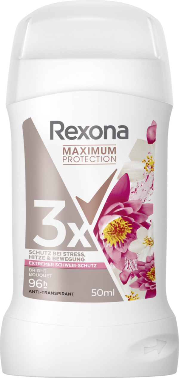 Bild 1 von Rexona Maximum Protection Anti-Transpirant Stick Bright Bouquet, 50 ml