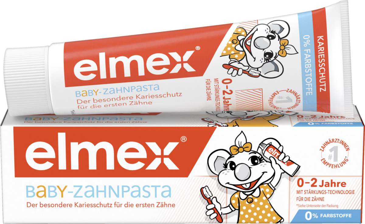 Bild 3 von elmex Baby-Zahnpasta 0-2 Jahre, 50 ml