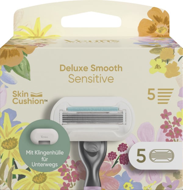 Bild 1 von Gillette Venus Deluxe Smooth Sensitive Rasierklingen + Klingenhülle