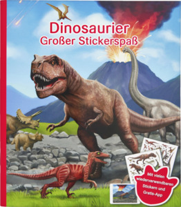 IDEENWELT Stickerbuch Dinosaurier