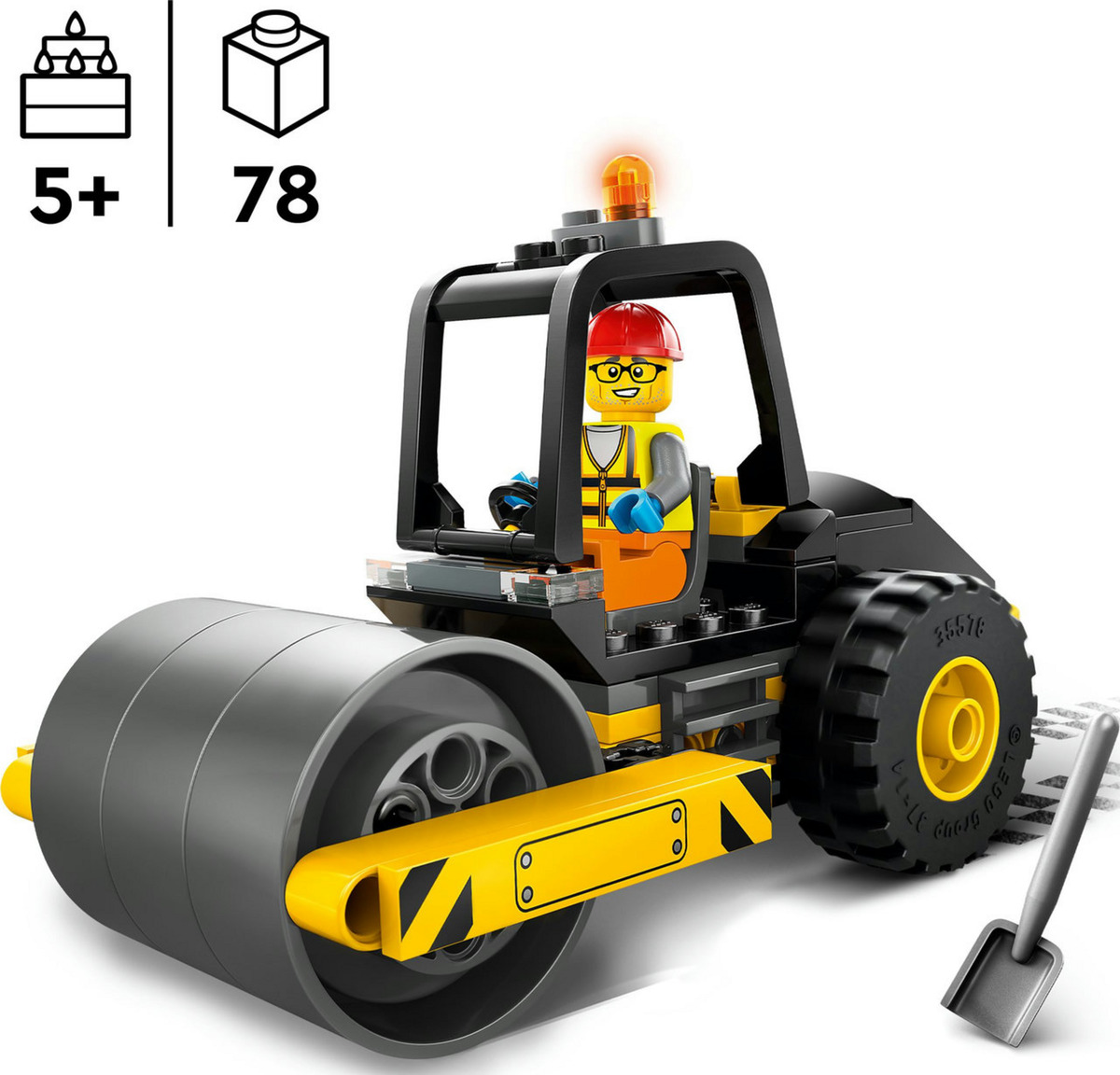 Bild 4 von LEGO CITY 60401 Straßenwalze