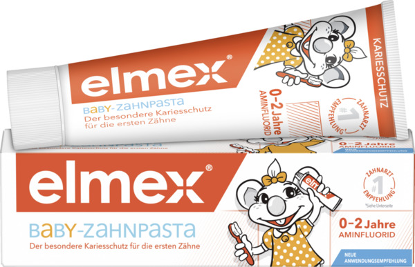 Bild 2 von elmex Baby-Zahnpasta 0-2 Jahre, 50 ml