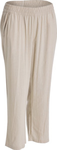 IDEENWELT Culottehose mit Leinen, beige, Gr. L