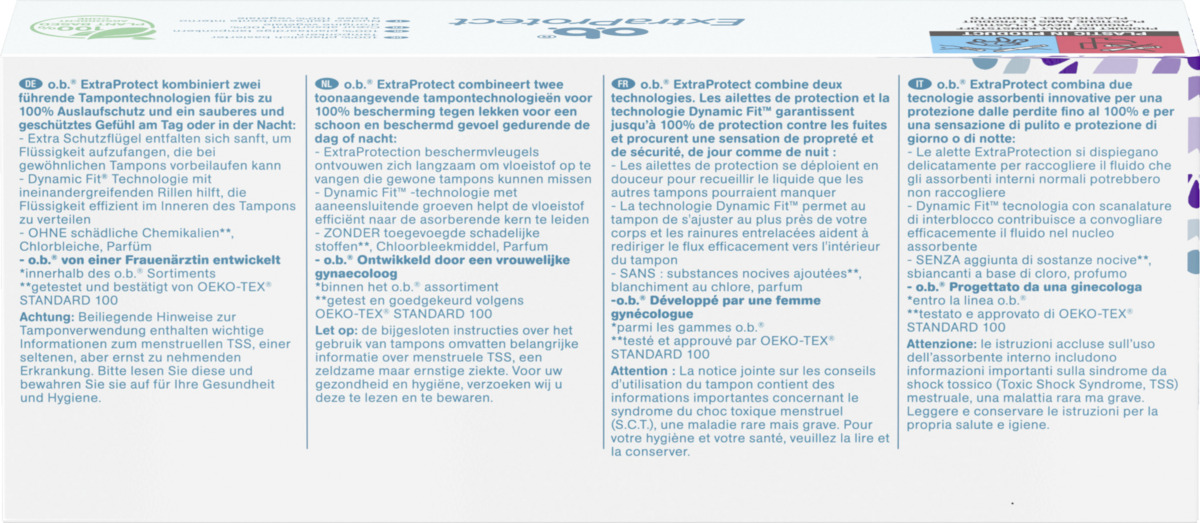 Bild 4 von o.b. ExtraProtect Tampons Super