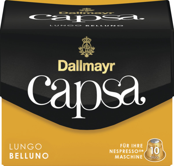 Bild 1 von Dallmayr capsa Lungo Belluno Kaffeekapseln, 56 g