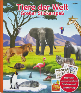 IDEENWELT Stickerbuch Tiere der Welt