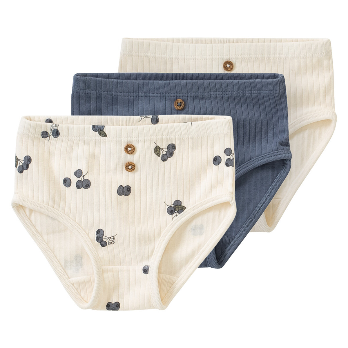 Bild 1 von 3 Baby Slips im Set BLAU / CREMEWEISS