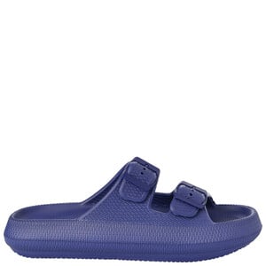 Damen Badeslipper in Unifarben DUNKELBLAU