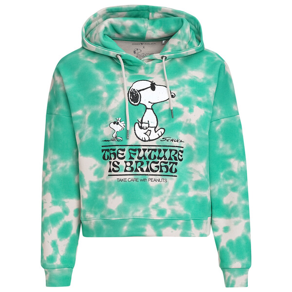 Bild 1 von Peanuts Hoodie im Tie Dye Look GRÜN / HELLBEIGE