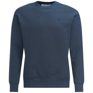 Herren Sweatshirt mit Rundhalsausschnitt DUNKELBLAU