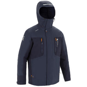 Segeljacke Parka 500 Herren grau/dunkelblau