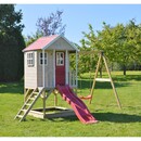 Bild 1 von Wendi Toys Kinderspielhaus Alpaka Spielturm inkl. Veranda, Schaukel & Rutsche 24