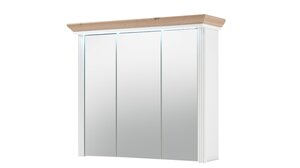 Spiegelschrank mit Beleuchtung Pinie hell 83 cm - JASMIN