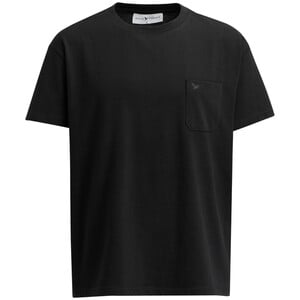 Herren T-Shirt mit Brusttasche SCHWARZ