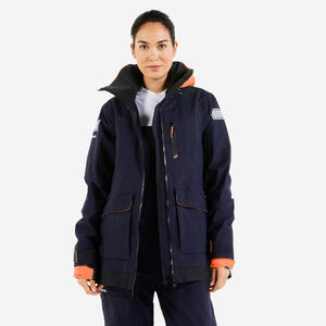 Segeljacke Sailing 500 Damen marineblau