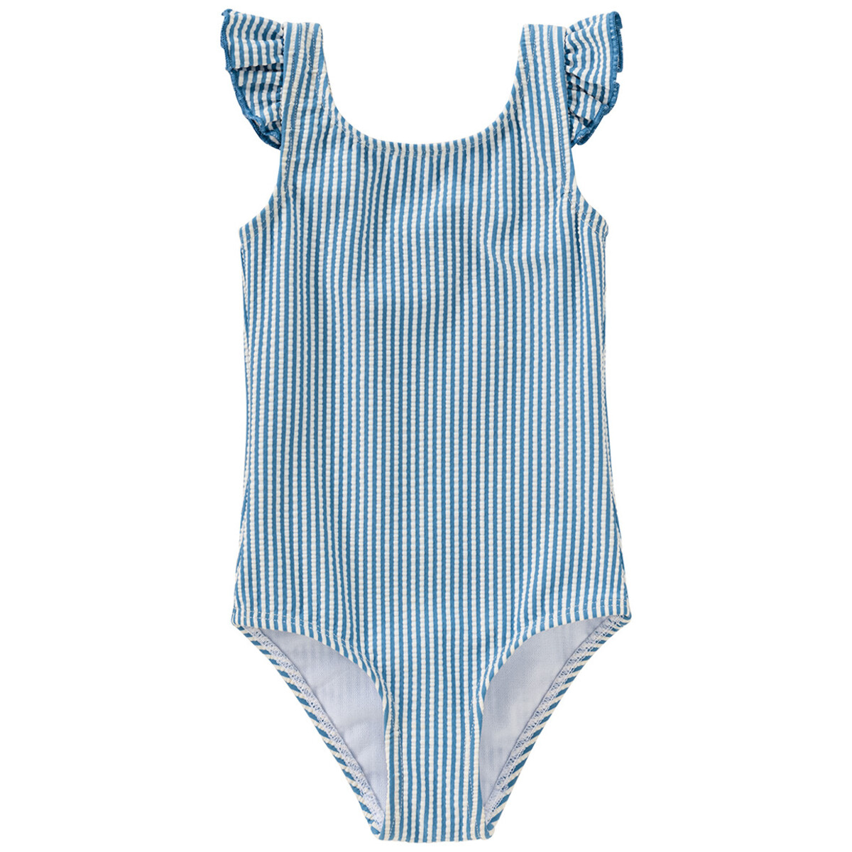 Bild 1 von Baby Badeanzug in Seersucker-Struktur BLAU / WEISS