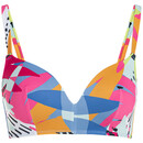 Bild 1 von Damen Bikinioberteil im Multicolour-Look HELLBLAU / PINK / BUNT