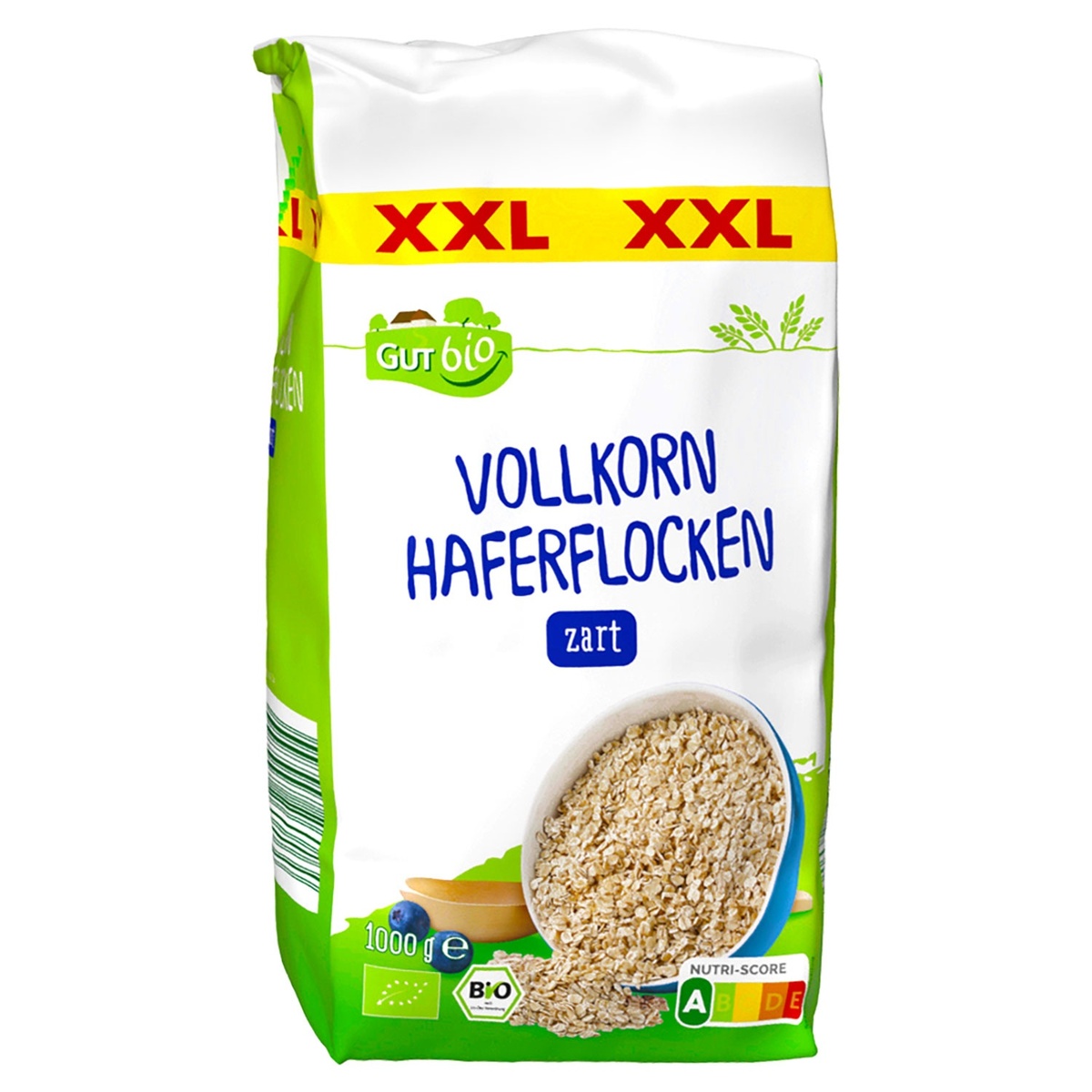 Bild 1 von GUT BIO Bio-Vollkornhaferflocken 1 kg
