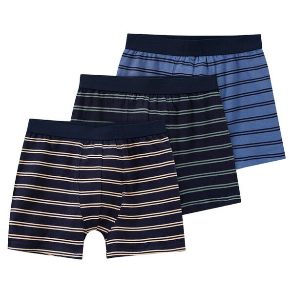 Bild 1 von 3 Jungen Boxer im Ringel-Look DUNKELBLAU / BLAU