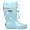 Bild 1 von Baby Gummistiefel mit Herzchen-Allover HELLBLAU