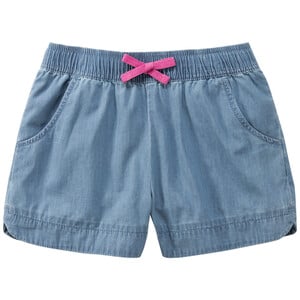 Mädchen Shorts in Denim-Optik HELLBLAU