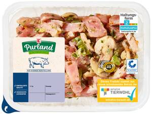 K-PURLAND Schnelle Küche Schweinegeschnetzeltes »Waldeslust«, 500-g-Packg.