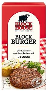 BLOCK HOUSE Block Burger oder Cheese Burger, 2 St. = 320 - 400-g-Packg.