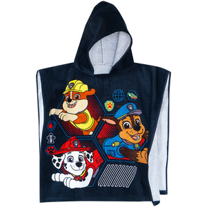 PAW Patrol Badeponcho mit Kapuze DUNKELBLAU