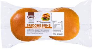 JAUS Burger-Buns, 4 St. = 300 - 360-g-Packg.