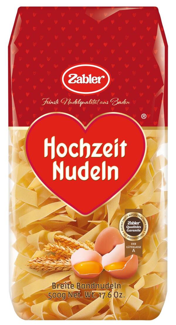 Bild 1 von ZABLER Hochzeit Nudeln, 500-g-Beutel