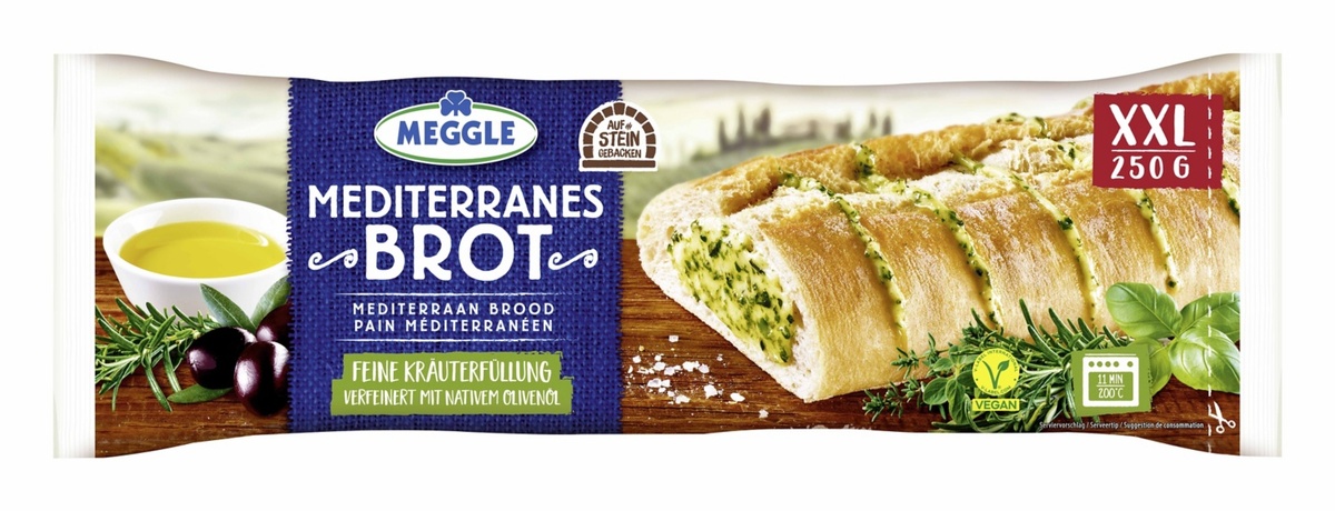 Bild 2 von MEGGLE Knoblauch- oder Mediterranes Brot 250 g