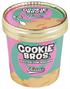 COOKIE BROS. Keksteig zum Naschen, 150 - 160-g-Becher