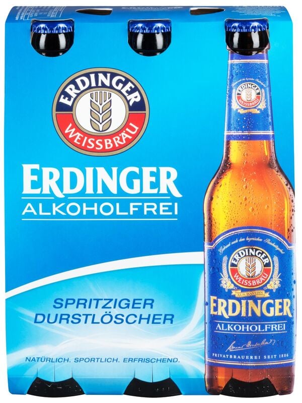 Bild 1 von ERDINGER Alkoholfrei, Packg. 6 x 0,33-l-Fl.