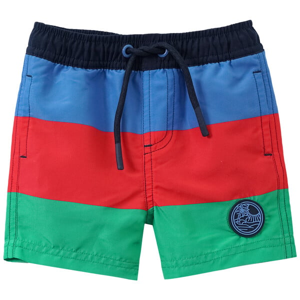 Bild 1 von Baby Shorts  gestreift BLAU / GRÜN / ROT